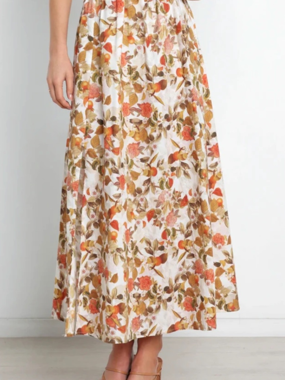 Petal & Pup Floral Fall Maxi Skirt